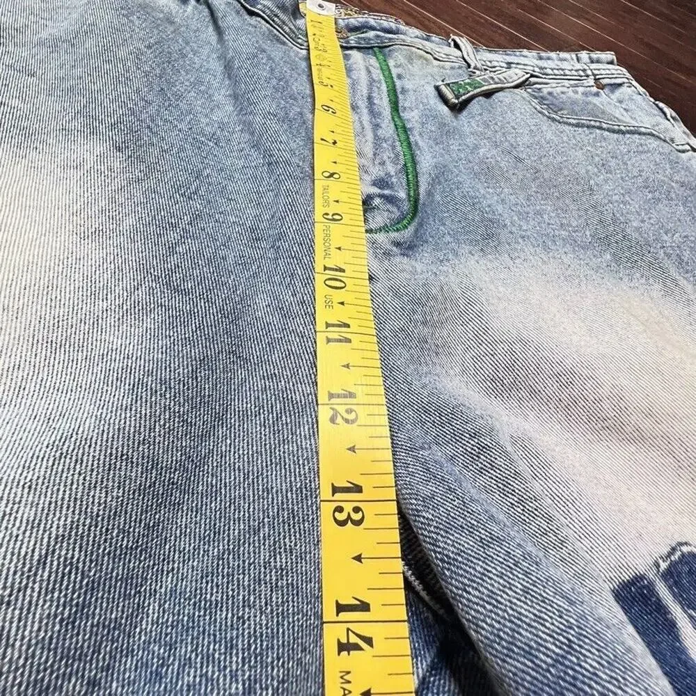 Akademiks Denim Jeans Vgt Baggy Oversized 90s Y2K Skater Grunge Streetwear 40x30